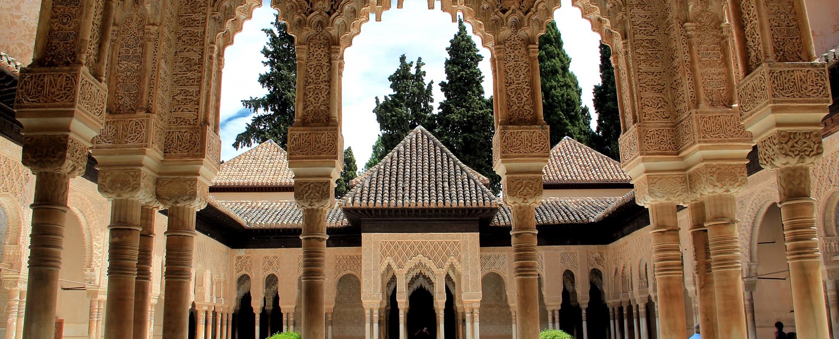 Südspanien Granada Alhambra Löwenhof Reiseführer